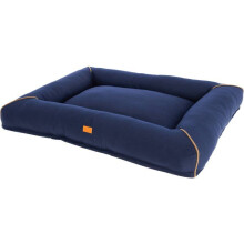Jerome Basket – Dark Blue / Cognac – 110 90 10 cm