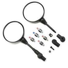 Motorcycle Rearview Mirror Round Mirror for CRF250L 300L XR250L 650L 1993-2022 Motorbike Modified Mirror