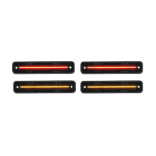 4 Pezzi di Luce di Posizione Laterale Anteriore Posteriore A LED per Auto con Guscio Fumé per H2 2003-2009, Luce A Singola