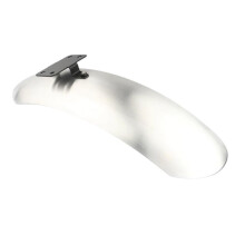Front High Mounted Wheel Hugger Guard for Scrambler 400X Speed 400 2023-2025 Speed T4 2024-2025 Silver