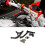Motorcycle Adjustable Steering Stabilize Damper Bracket Kit for  Multistrada V4 S  V4 PIKES  Red 3