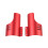 Motorcycle Front Fork Guards Dust Protection Lower Fork Leg Deflector Shield for  Touring CVO Road Glide ST Red 1