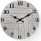 Large Decorative Wall Clock Retro Quiet Rustic MDF Grey 61 cm — large wall clock, rustic retro clock, silent mechanism clock, gray mdf clock 1
