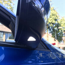 Coppia 13.5V LED Sotto la Lampada di Segnalazione Della Luce Dello Specchietto Laterale per Octavia Mk3 5E 2012-2017 con Luce Bianca