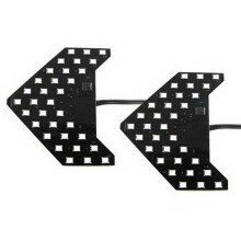 Frecce Sequenziali LED Rosse 33-SMD 2PZ per Luci di Direzione Specchietto Retrovisore Auto
