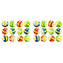 24 Stück -Volleyball-Stressbälle Schaum-Sport-Relief-Stressball Weiche Kleine Volleyball-Spielzeugkugel Geschenkfüller