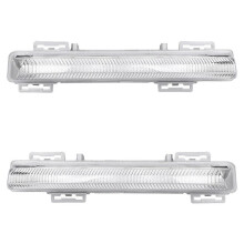 1Pair Front DRL Daytime Running Lights Fog Light Lamp for - W204 W212 C250 C280 C350 E350 2007-2014