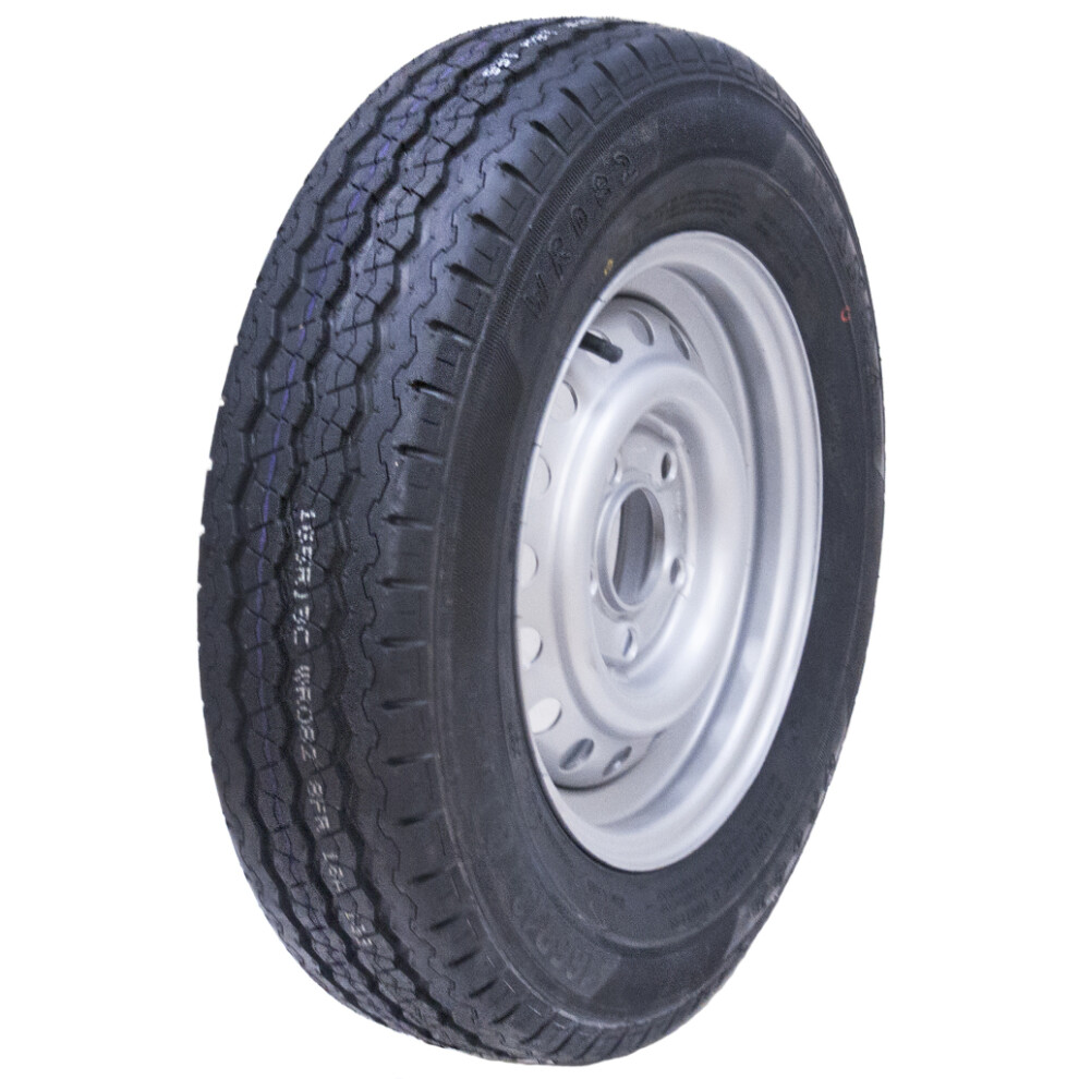Parnells 165R13c 5 Stud 112Mm Pcd Trailer Wheel And Tyre Wanda Wr082 Tire 670Kg