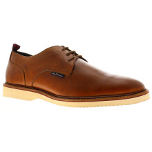 (Brown, 11 (Adults')) Ben Sherman Mens Shoes Smart Hunky Derby Leather brown UK Size