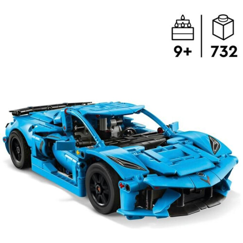 LEGO LEGO Technic Maquette - LEGO - Chevrolet Corvette Stingray - 732 stukken - Mobiele V8-motor &amp; differentieel - Openende deuren 1