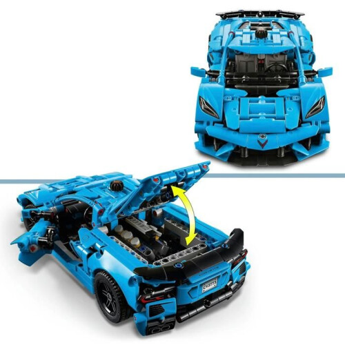 LEGO LEGO Technic Maquette - LEGO - Chevrolet Corvette Stingray - 732 stukken - Mobiele V8-motor &amp; differentieel - Openende deuren 2