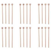 12 Paar Holzhammer Percussion Sticks Fuer Uhren, Xylophone, Holzschnitte, Garillon und Glocken