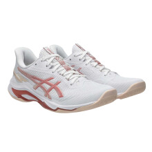 (7 UK, White/Rose) Asics Womens/Ladies Netburner Ballistic Shoes