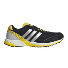 (10 UK, Core Black) Adios Womens/Ladies 3 Stripes Mesh Trainers