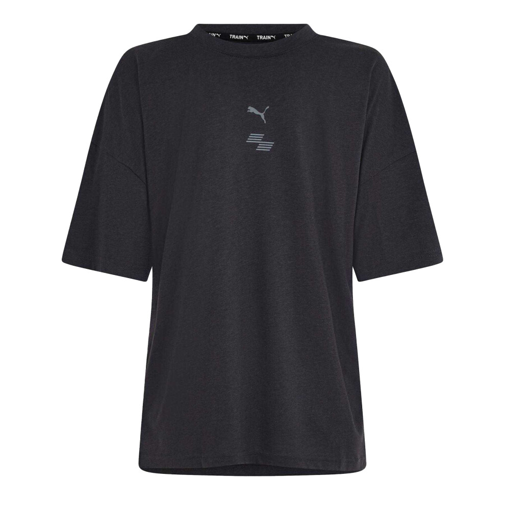 Puma (8 Uk, Dark Grey) Womens/Ladies Hyrox Logo Performance T-Shirt