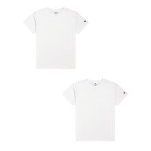 Champion Womens/Ladies Small Logo Crew Neck T-Shirt (Pack of 2)