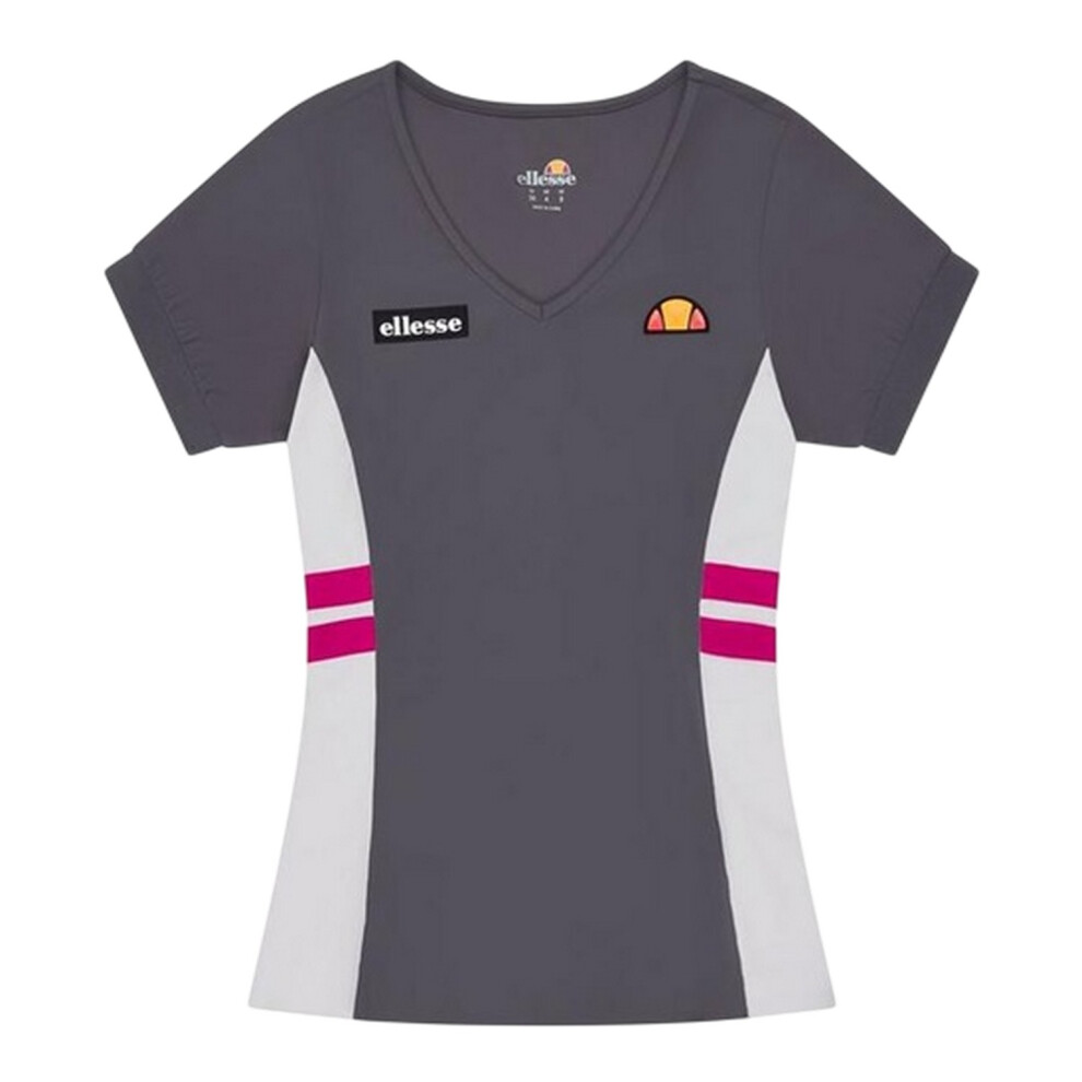 Ellesse (12 Uk, Dark Grey) Womens/Ladies Lowery V Neck T-Shirt