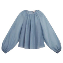 (8 UK, Light Blue) Ted Baker Womens/Ladies Crew Neck Balloon Sleeve Blouse