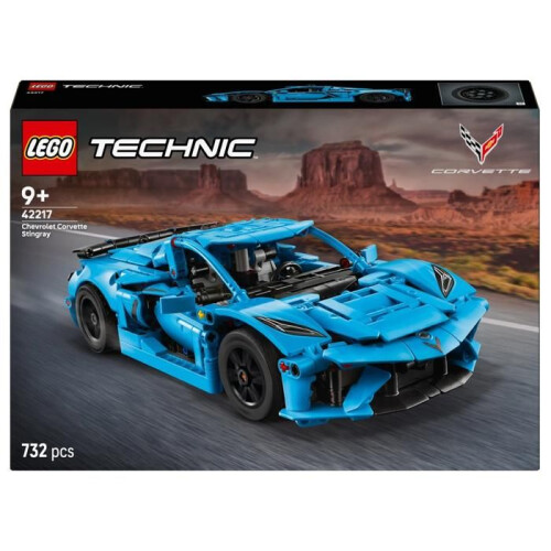 LEGO LEGO Technic Maquette - LEGO - Chevrolet Corvette Stingray - 732 stukken - Mobiele V8-motor &amp; differentieel - Openende deuren
