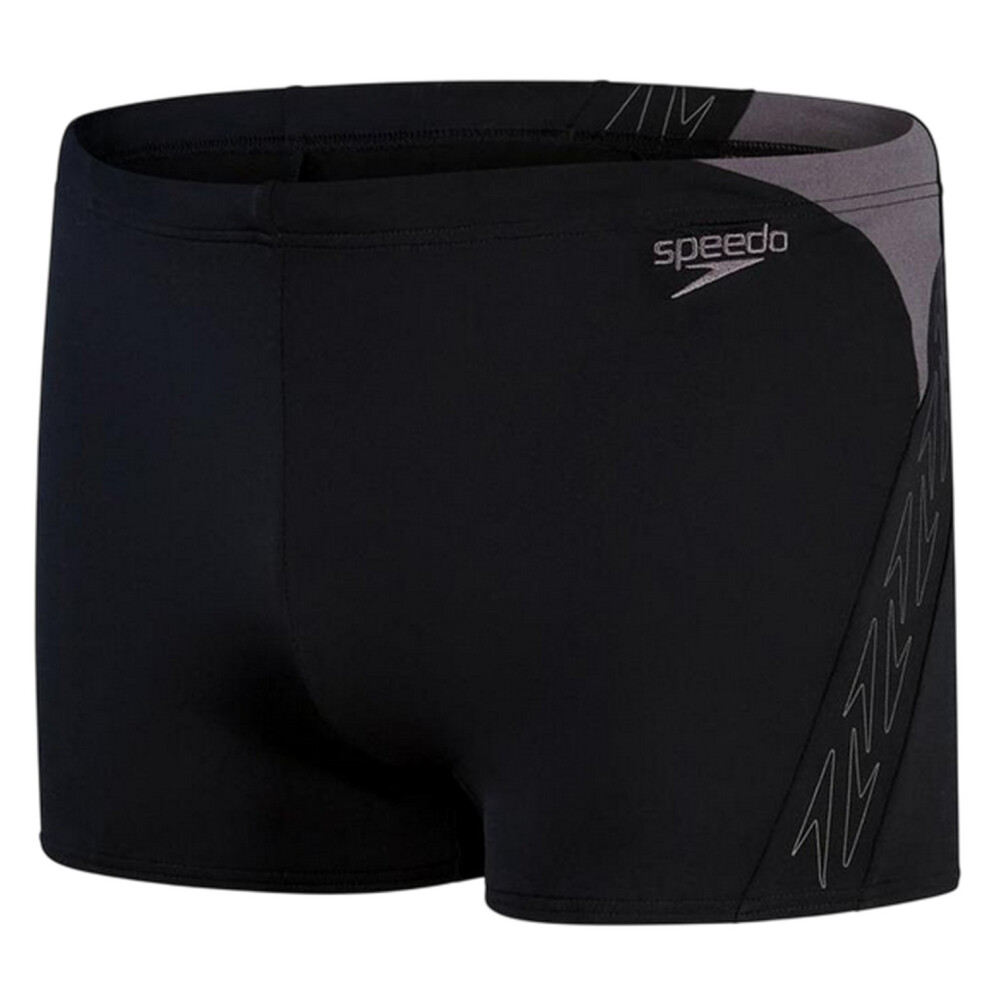 Speedo (Xxs, Black/Grey) Mens Hyper Boom Swimming Trunks