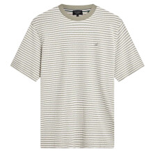 (S, Mid Green) Ted Baker Mens Striped T-Shirt