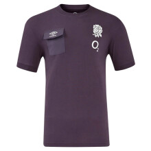 Umbro Mens Presentation 2024 England Rugby Chest Pocket T-Shirt