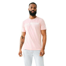 True Religion Mens Logo Foil Crew Neck T-Shirt