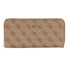 (One Size, Latte) Guess Monogram Wallet