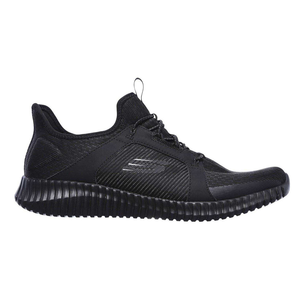 Skechers (8 Uk, Black) Mens Elite Trainers