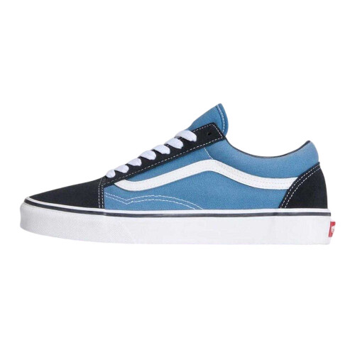 Vans (9 UK, Navy) Vans Mens Old Skool Canvas Trainers 1