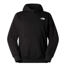(L, Black) The North Face Mens Graphic Print Cotton Relaxed Fit Hoodie