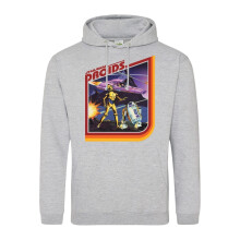 (L, Grey) Star Wars Unisex Adult Yoda Hoodie