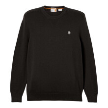(S, Black) Timberland Mens Johns River Cotton Jumper