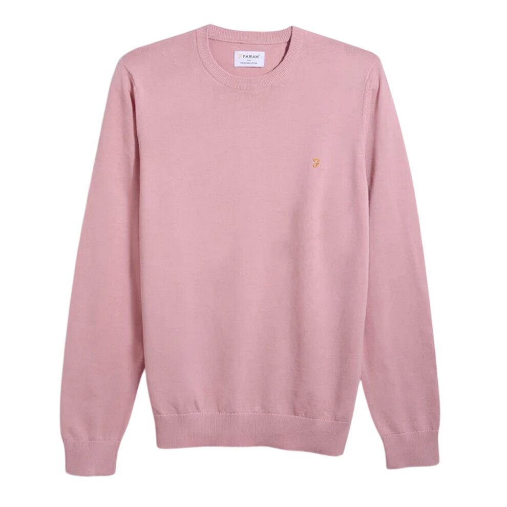 Farah Mens Mullen Crew Neck Relaxed Fit Sweatshirt
