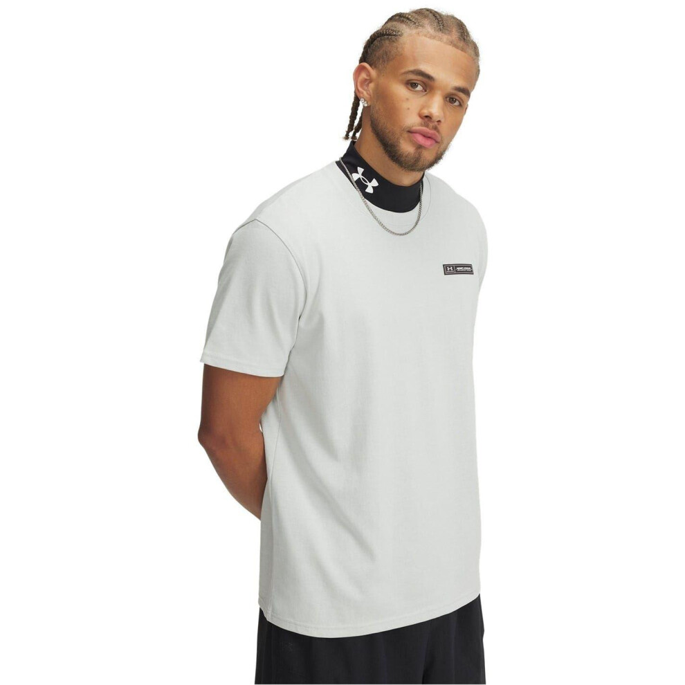 Under Armour (L, White) Mens Performance Heavyweight Gym T-Shirt