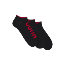 (5.5 UK-8 UK, Black) Hugo Mens Ankle Socks (Pack of 3)