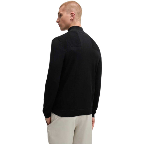 Boss Mens Zip Neck Regular Pullover 1