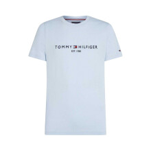 (S, Breezy Blue) Tommy Hilfiger Womens/Ladies Chest Logo Crew Neck T-Shirt