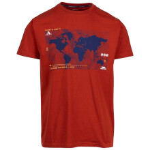 (S, Salsa) Trespass Mens Chera Topographic Crew Neck T-Shirt
