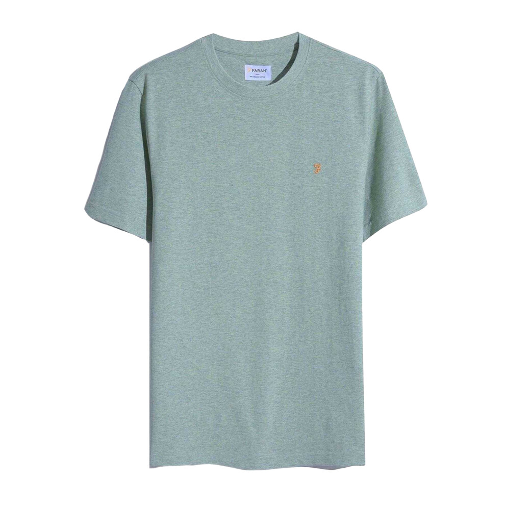 Farah (Xl, Mist Green) Mens Logo Regular T-Shirt