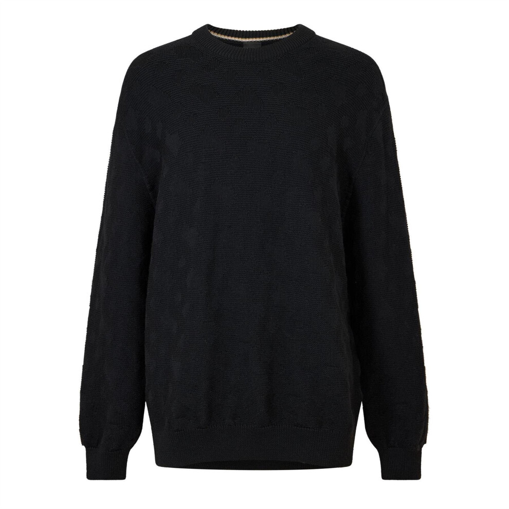 Hugo Boss (Xl, Black) Mens Palao Knitted Long-Sleeved Top