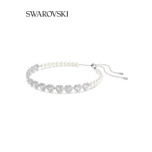 Swarovski Capsule Necklace with Pearl - A Niche Gift with Box