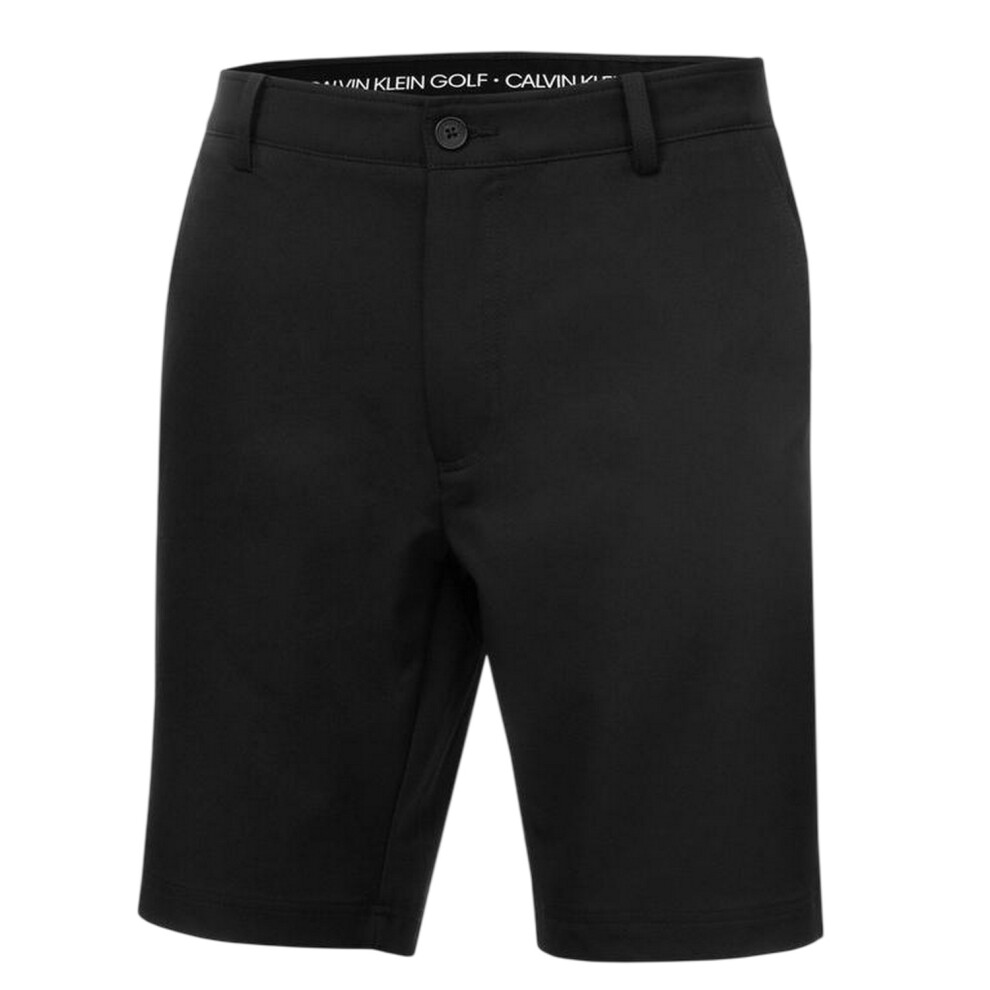 Calvin Klein (38R, Black) Mens Bullet Golf Shorts