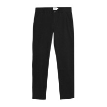 (30R, Black) Farah Mens Plain Slim Chinos