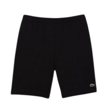 (S, Black) Lacoste Mens Fleece Shorts