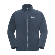 (M, Midnight Blue) Jack Wolfskin Mens Taunus Fleece Jacket