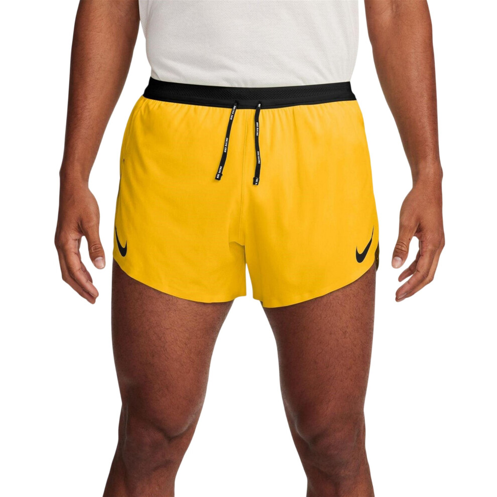 Nike (M, Laser Orange) Mens Aero Swift Running Shorts