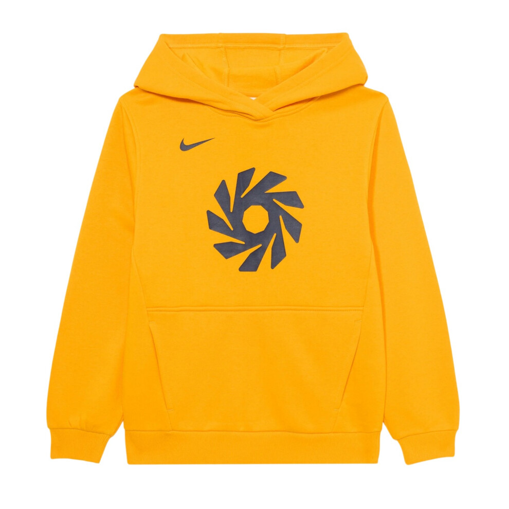 Nike (5-6 Years, University Gold) Childrens/Kids Graphic Print Logo Hoodie