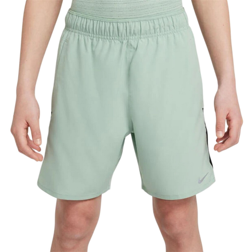 Nike (7-8 Years, Green) Boys Challenger Dri-Fit Shorts