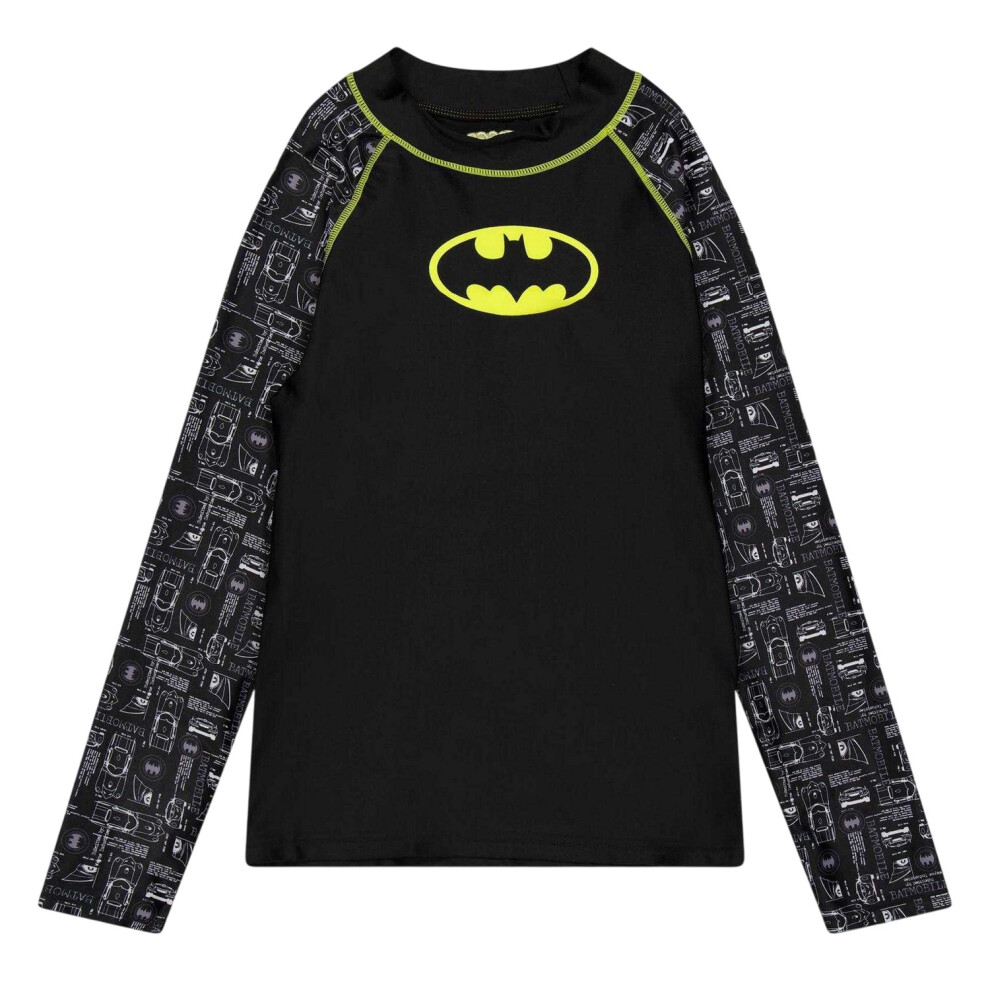 Zoggs (14 Years, Black) Childrens/Kids Batman Sun T-Shirt